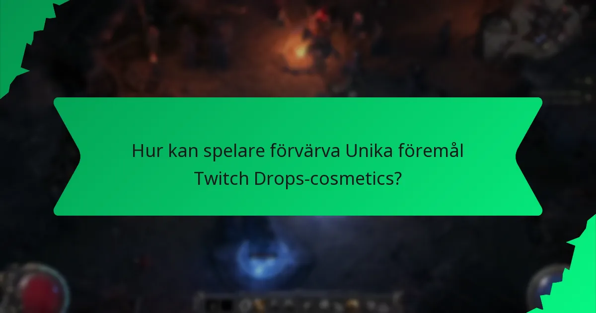 Vilka färgalternativ finns tillgängliga för Twitch Drops-cosmetics?
