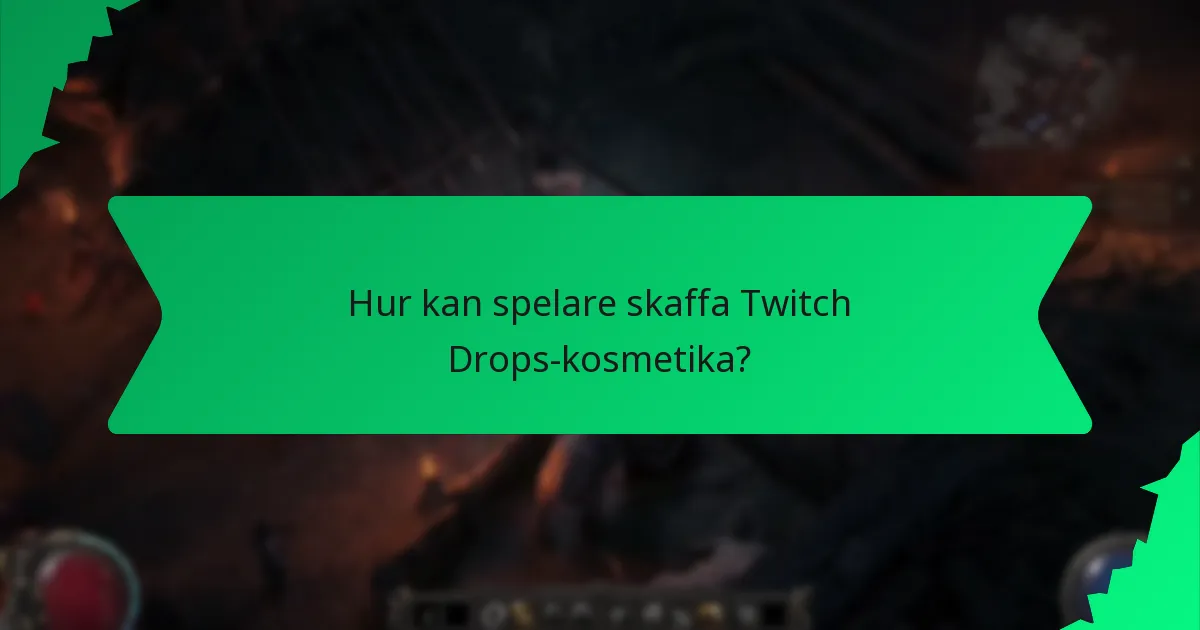 Vad är sällsynthetsnivåerna för Twitch Drops-kosmetika?