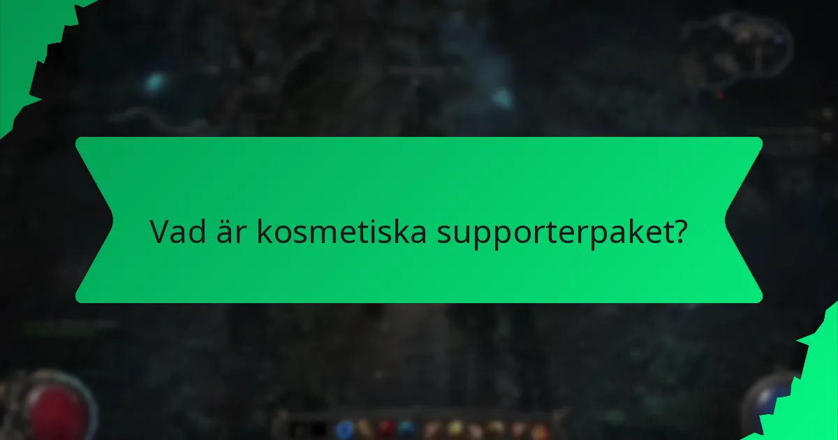 Vilka färger finns tillgängliga i kosmetiska supporterpaket?