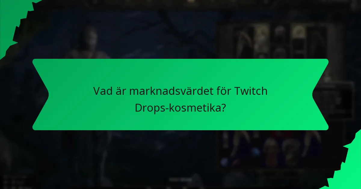 Vilka färgalternativ finns tillgängliga för Twitch Drops-kosmetika?