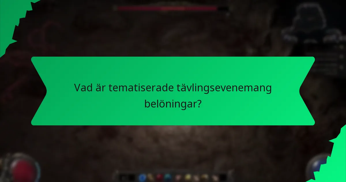Vilka effekter har tematiserade tävlingsevenemang belöningar?