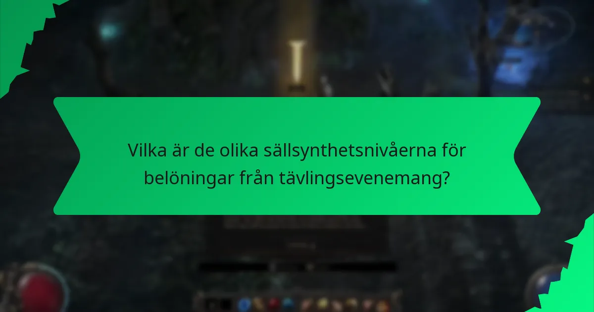 Vilka effekter har belöningar från tävlingsevenemang på spelupplevelsen?