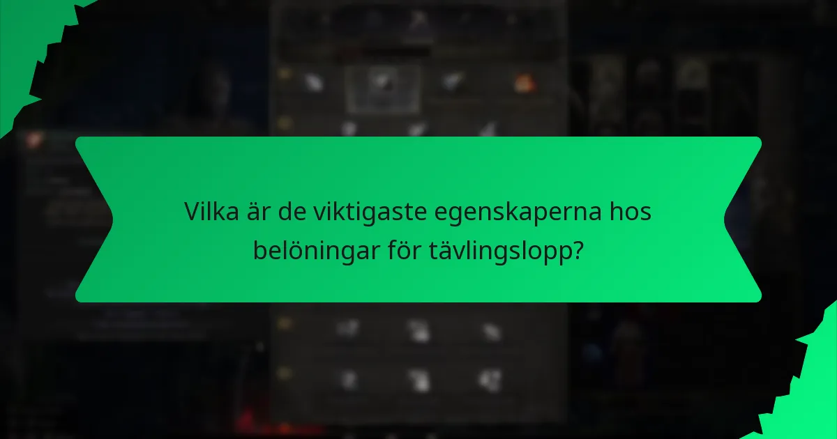 Vilken roll spelar färg i belöningar för tävlingslopp?